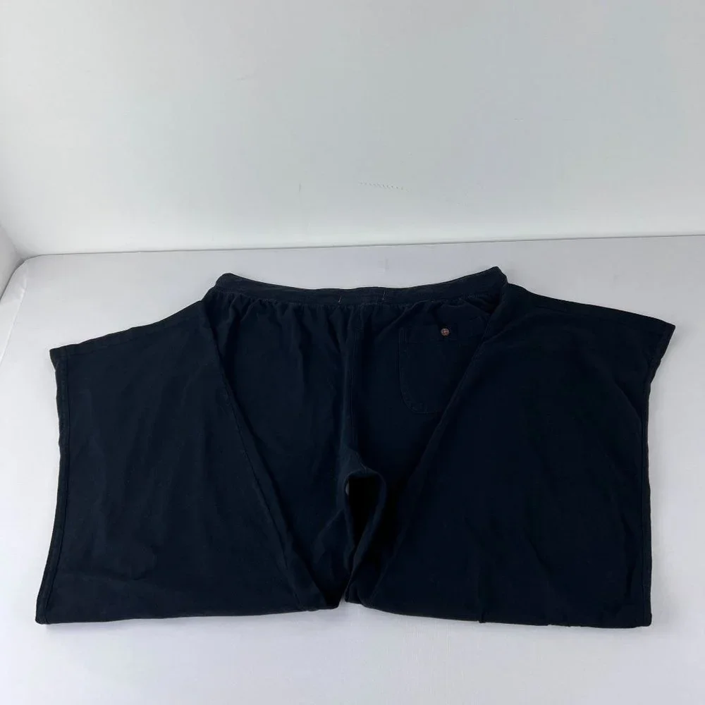 Tommy Bahama Black Sweatpants‎ Straight Drawstring Pockets Men's Size XL/EG